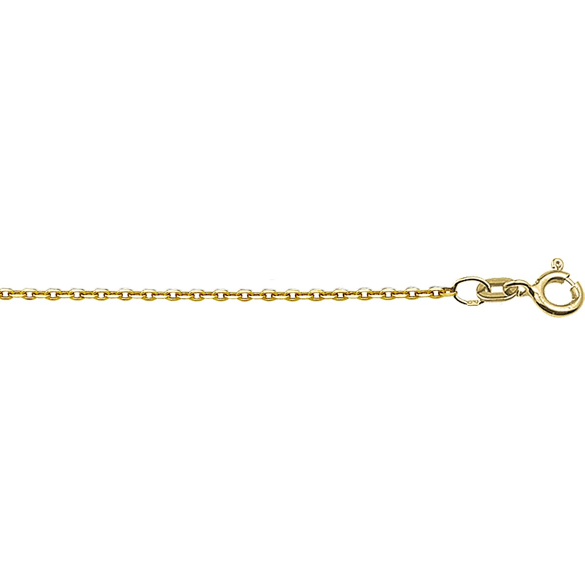 Geelgouden Collier anker plat 1 4018716 50 cm