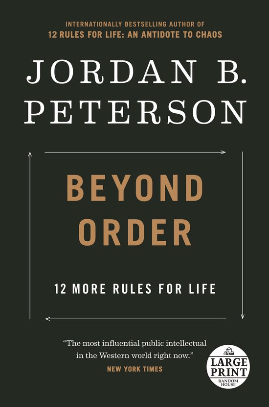 Beyond Order 12 More Rules for Life Random House Large Print - cover