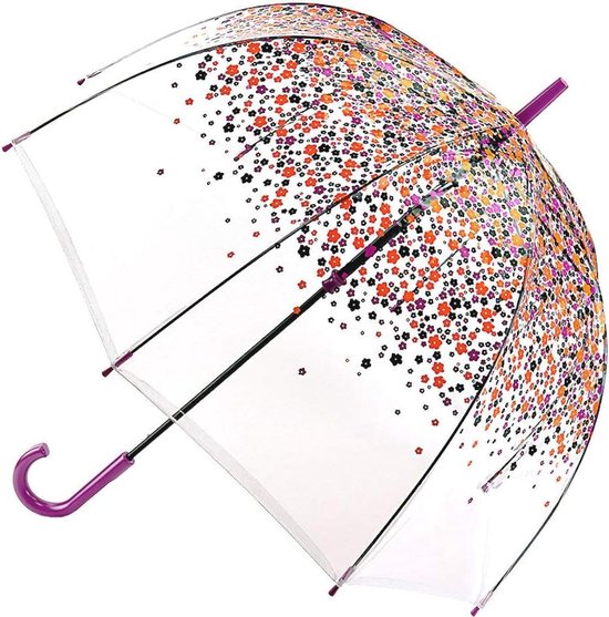 Donna Fulton Birdcage 2 Hippie Scatter Print Umbrella, 92 X 11 X 4 Cm; 540 Grams, Transparent, Schirmdurchmesser: Ca. 84 Cm, Single : Buy Online At Best Price In KSA - Souq Is Now Ombrello A Cupola