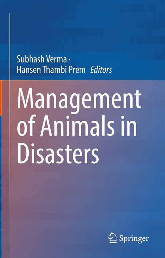 Management of Animals in Disasters - cover
