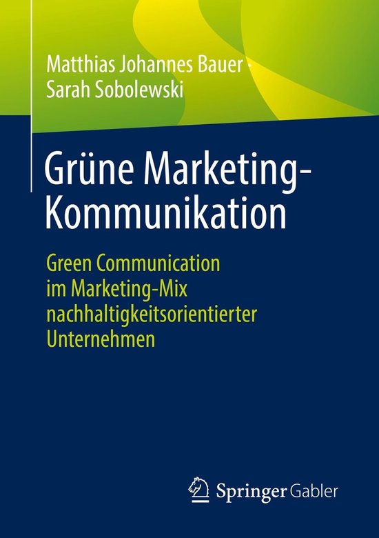 Business and Economics (German Language) - Grüne Marketing- ... - cover