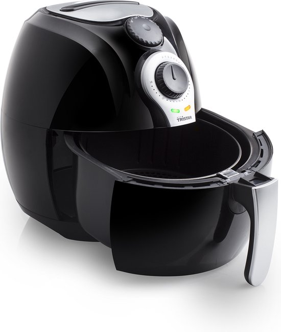 Tristar Airfryer XL FR-6990 - 3.2 Liter - Heteluchtfriteuse - PFAS vrij - Geschikt voor 5 porties - Zwart - 1500W