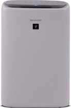 Sharp KIN52EUL- luchtreiniger en bevochtiger - 38M2 - reinigt 306M3 per uur - WIFI - Plasma Cluster Technologie - fijnstof 2.5PM sensor - lichtgrijs