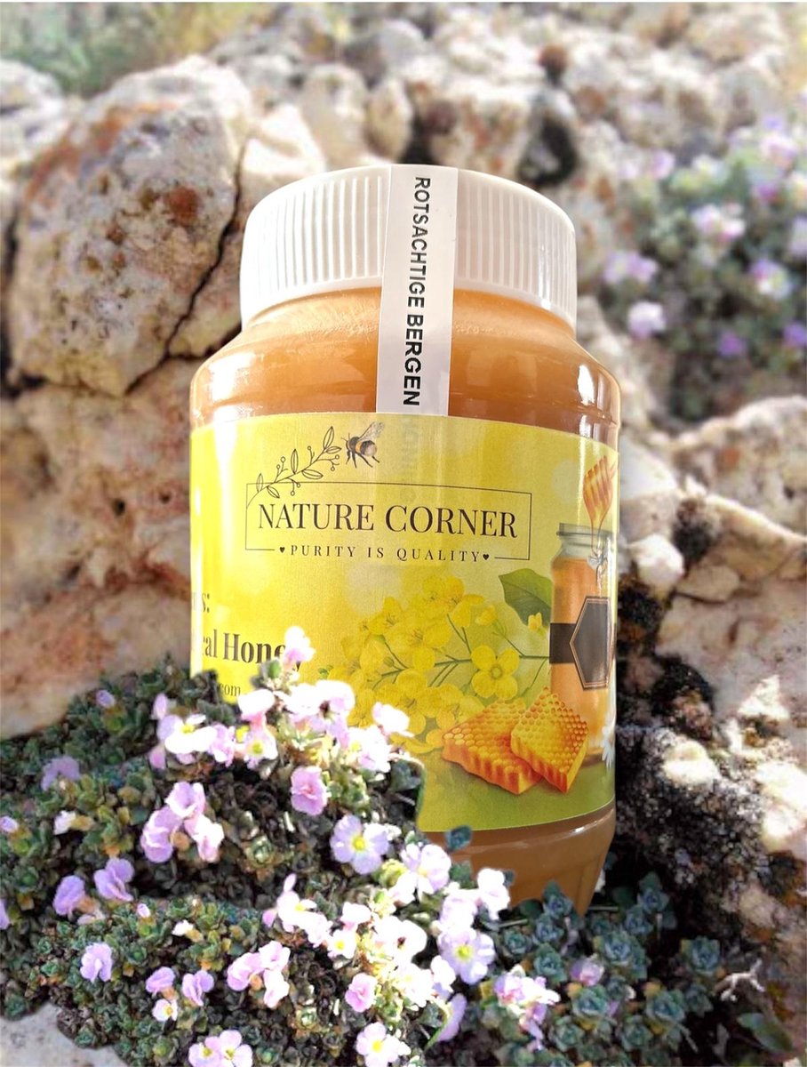 Rotsachtige Bergen Honing | Rocky Mountain Honey | Miel des Montagnes Rocheuses | العسل الجردي – 100% Puur & Natuurlijk | Rauw & Onverhit | 1kg