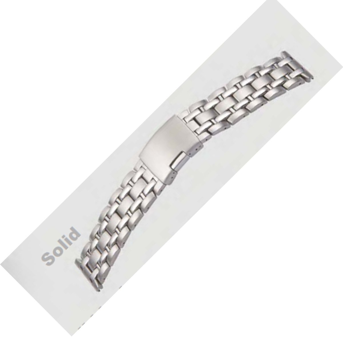 Horlogeband Metaal Typhoon massief - 20mm