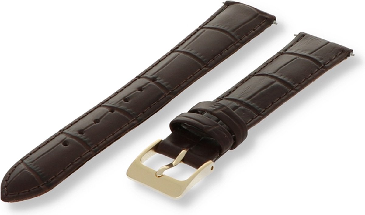 Morellato Horlogebandje Croco Bruin 22mm