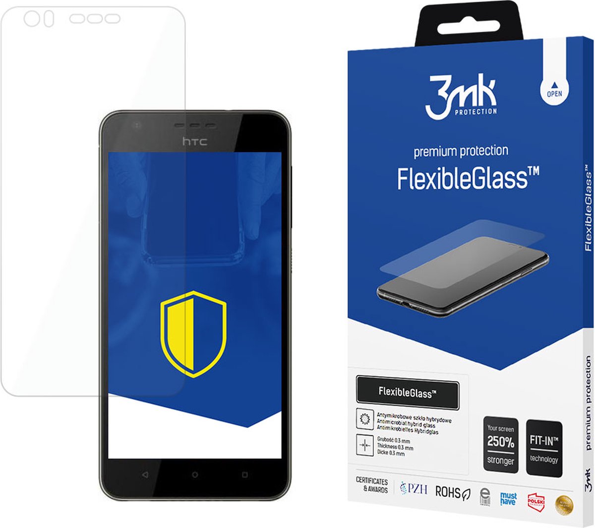 HTC Desire 10 Lifestyle - 3mk FlexibleGlass