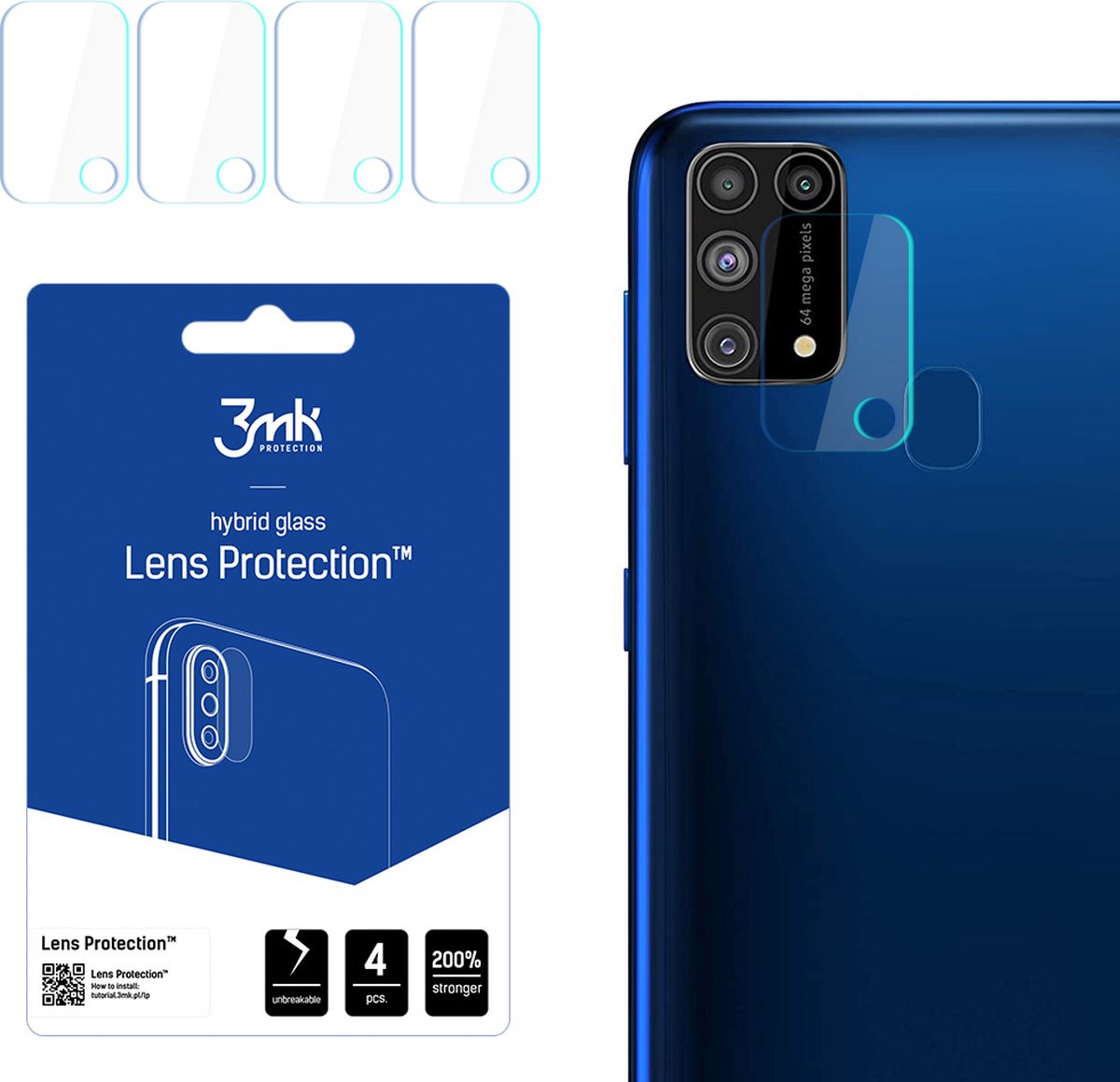Samsung Galaxy M31/M31 Prime - 3mk Lens Protection