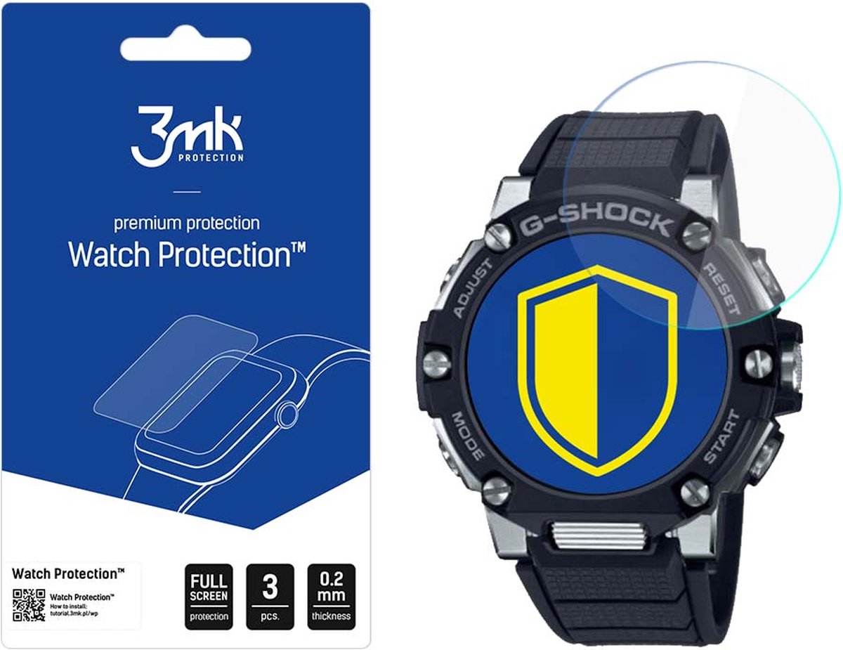 G-Shock GST B300 - 3mk Watch Protection v. FlexibleGlass Lite