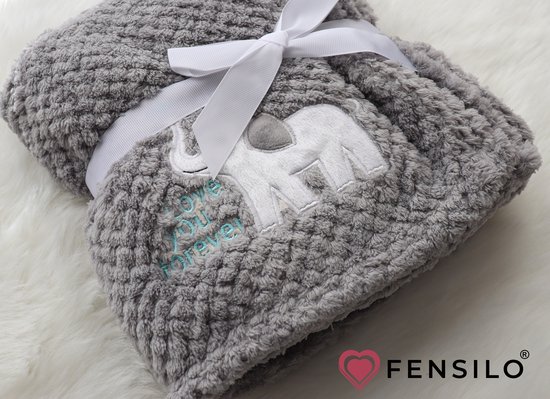 FENSILO - Babydeken – Dekbed - 94 x 72 cm - Babydekbed – dekbed, kinderdeken, knuffeldeken, sprei, pluche, warm, 94 x 72 cm, voor pasgeborenen, kruipdeken