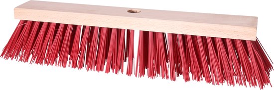 Buemag Bezemkop - Elaston - rood - hout - hard - 40 cm - 24mm - straatbezem/buitenbezem van Buemag — afbeelding 3