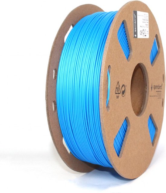 Foto: Gembird filament plaplus 1 75 mm 3d printer filament blauw 1kg