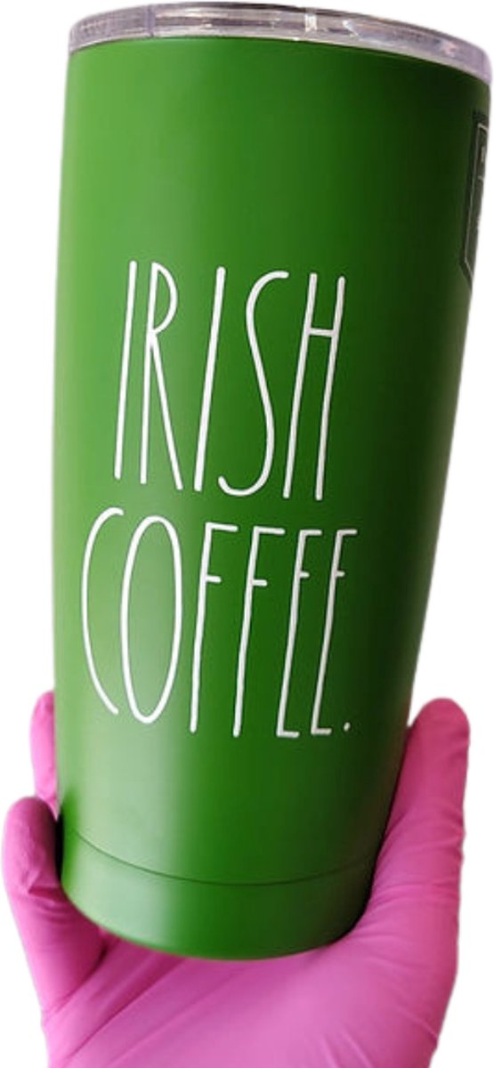 Rae Dunn - travel mug - travel mok - tumbler - beker - reisbeker - Irish coffee - mok - koffiebeker