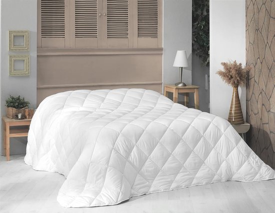 Komfortec Dekbed 200x200 Cm, Warm Dekbed Voor Mensen Met Een Allergie Gewatteerde Dekbed Vulling Dekbed Voor 2 Personen