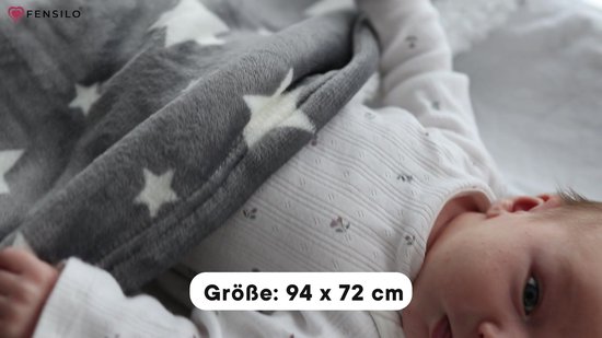 HOTUT Babydeken, 75 x 100 cm, multifunctioneel, katoen, biologisch voor pasgeborenen, babyzitjes, kinderwagens, bedden