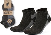 Apollo Wollen herensokken antislip met streep | 000124355002
