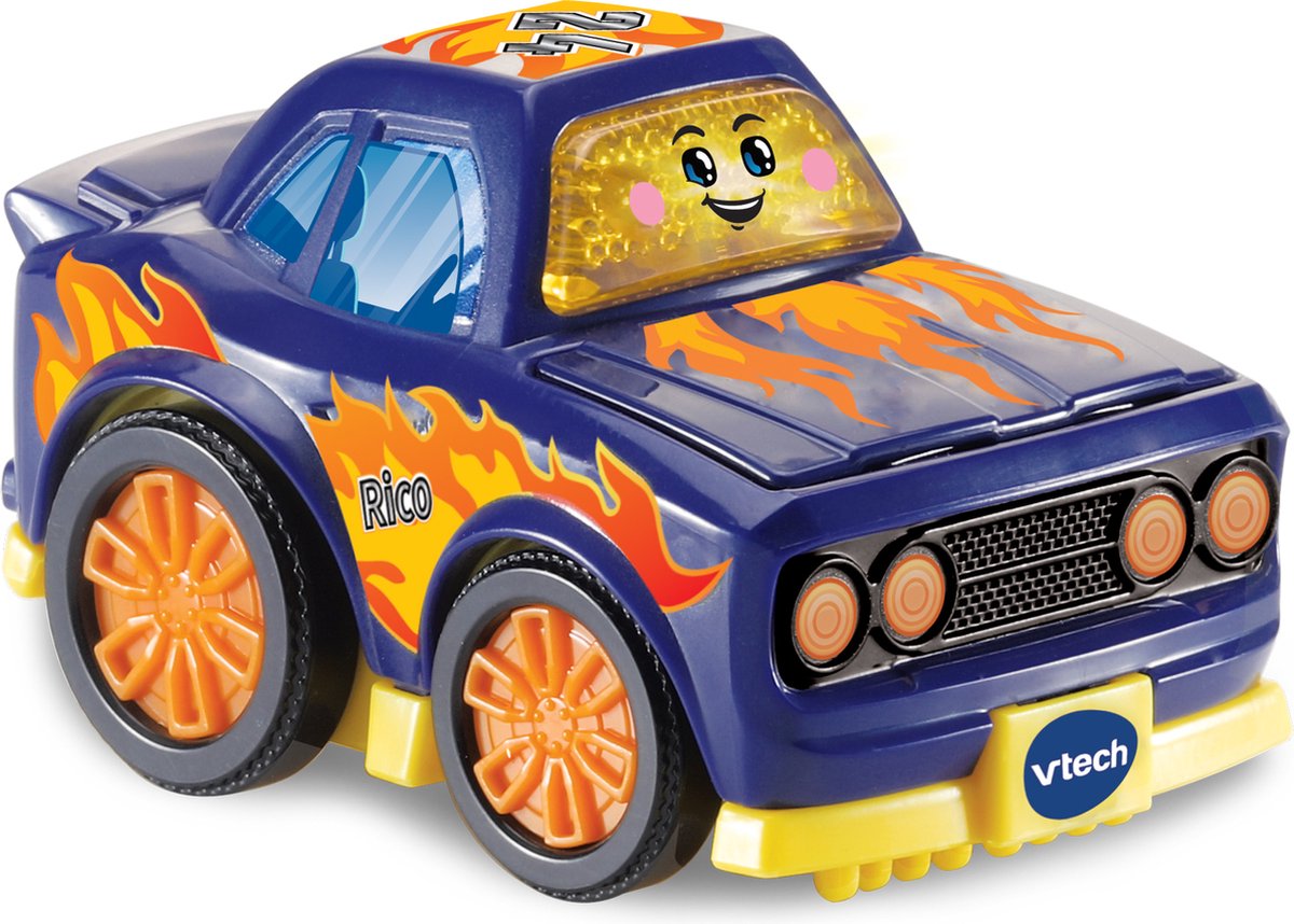 VTech Toet Toet Auto’s Rico Raceauto – Speelgoed Auto – Met Licht- en Geluidseffecten – Blauw – 1 tot 5 jaar