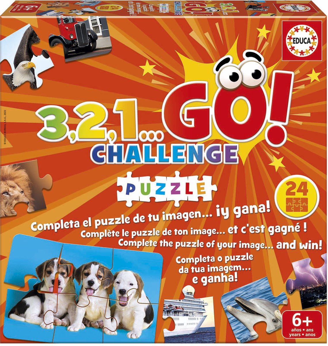 Bordspel Educa 3,2,1..Challenge Puzzle