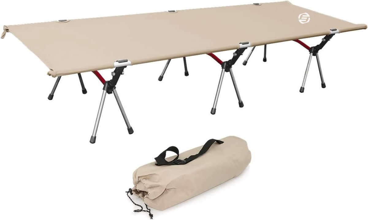 Equivera Veldbed - Kampeerbed - Veldbedden - Veldbed Kamperen - Kampeermatras