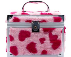 foto van Create it! Hart Make-up Case Fluffy Hartjes