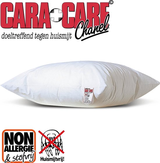 Cara Care Chanel hoofdkussen | Het speciale stofvrije anti allergische kussen | 90°C wasbaar | Fris en verlichtend | 60x70cm