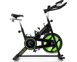 ZIPRO HOLO 2 - Indoor Cycling Fiets - Spinningfiets - Vliegwiel 18kg - 130kg Belasting - Hartslag - Zwart