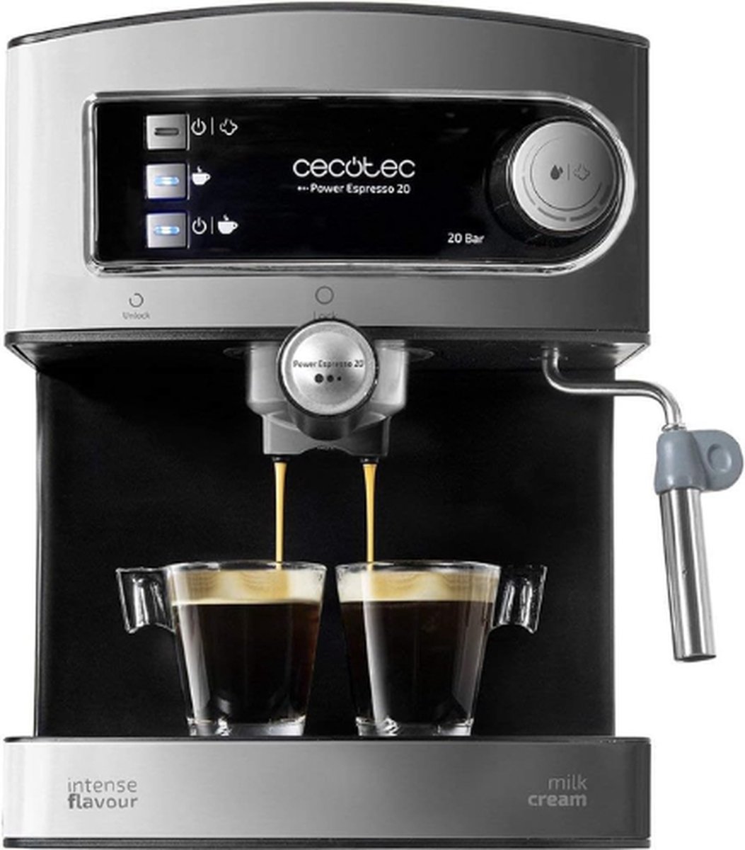 Cecotec Baristina Espressomachine Deluxe Inclusief Melkopschuimer Espressomachines Espressomachine Volautomaat Bonen Koffiezetapparaat Bonen Koffiemachine Koffiemachines Koffiemachine Volautomaat