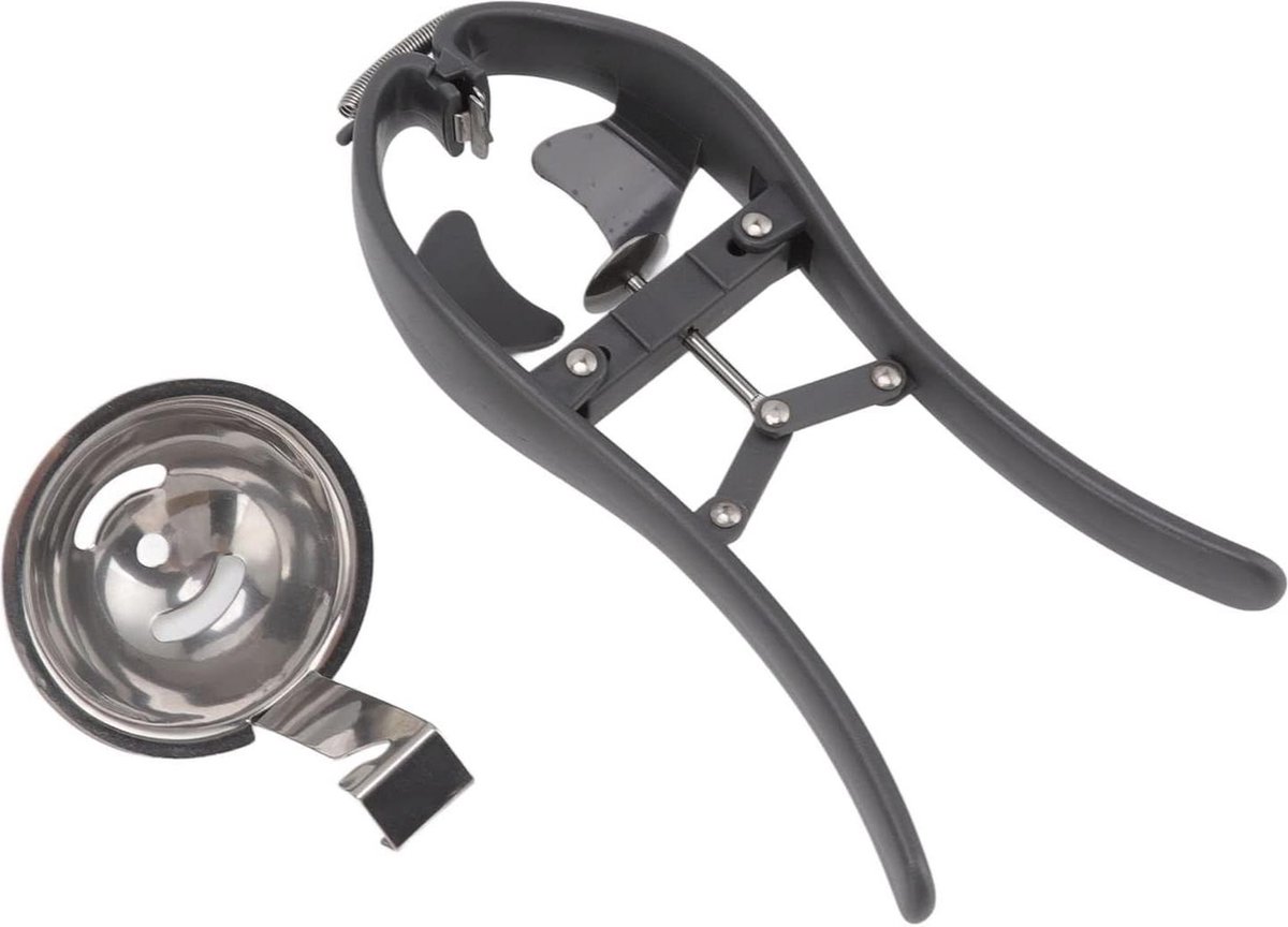 Automatische eiercracker en eierscheider van roestvrij staal Rauwe eiwitten opener en draagbare eiersnijder