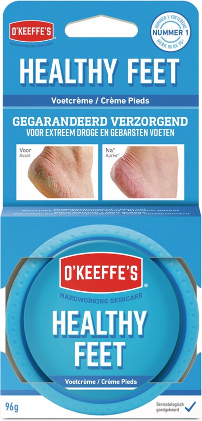 O'Keeffe's - Voetencreme - voor gezonde voeten - potje 96 gram