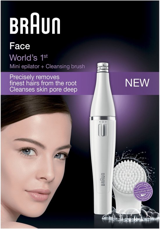 Braun Face SE810 - Epilator Met Gezichtsreinigingsborstel