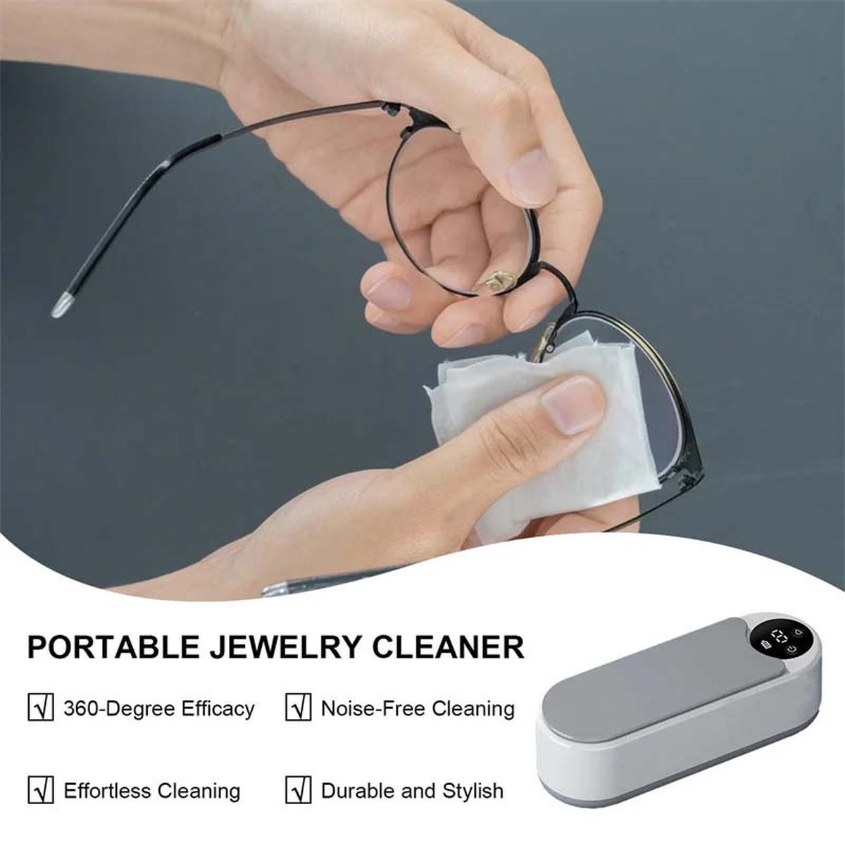 Ultrasone reiniger voor brillen en sieraden - Koop hier – Seniorshop