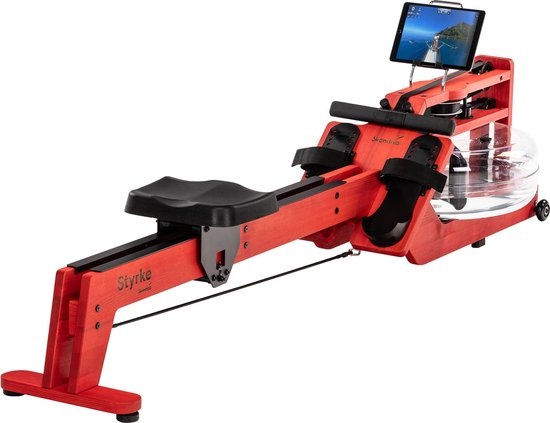 Skandika Styrke Roeitrainer Essenhout Rood Waterweerstand - Skandika - €1.349,00