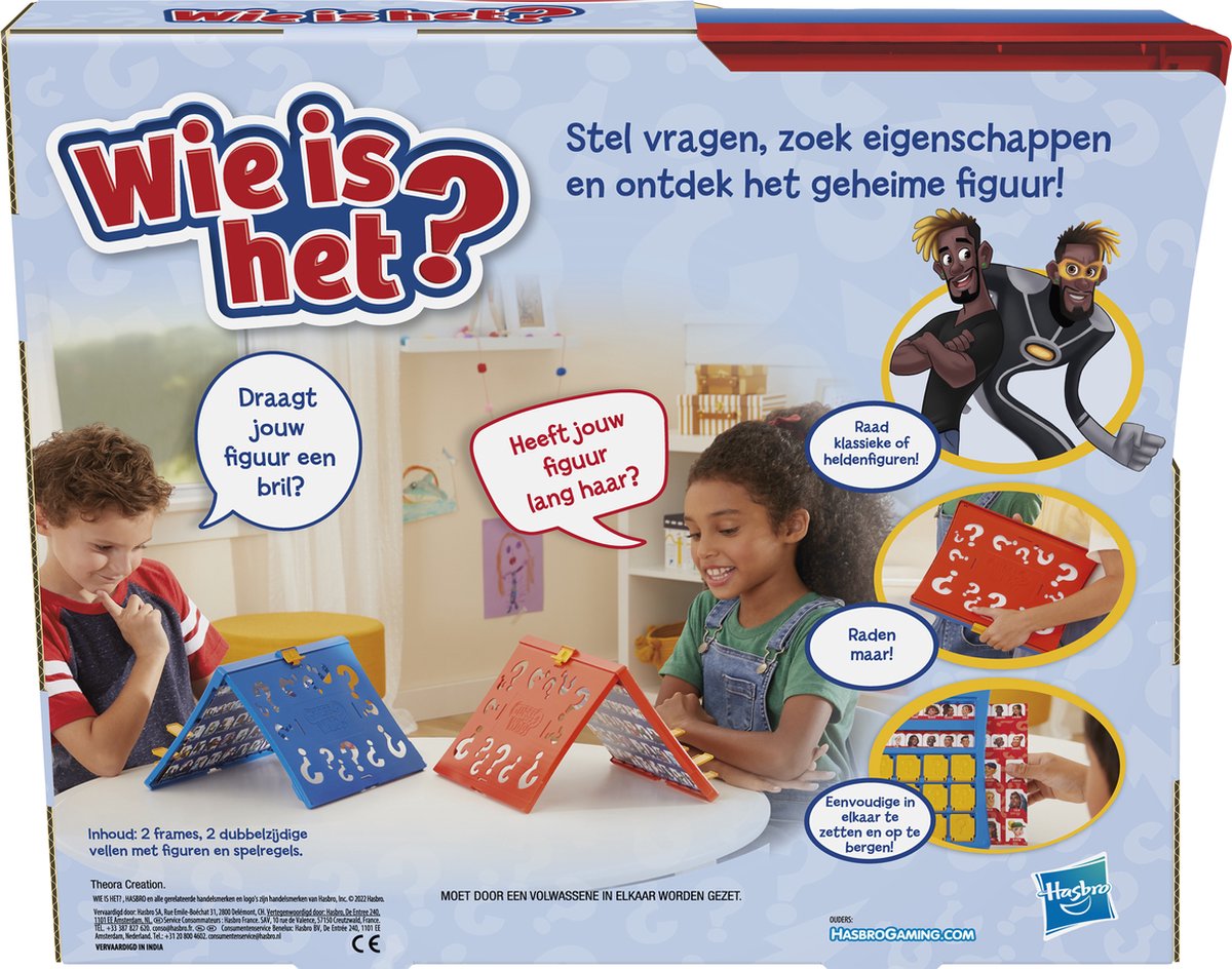 Wie is het? - Kinderspel Nieuwe editie - Hasbro Gaming — afbeelding 2