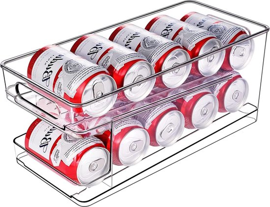 Bier Frisdrank Kan Opbergdoos Keuken Koelkast Drinkfles Houder Koelkast Koeling Organizer Rack