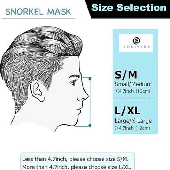 Masque de plongée - Masque de plongée - Tuba - Masque de plongée - Masque de plongée avec tuba - Snorkeling et plongée