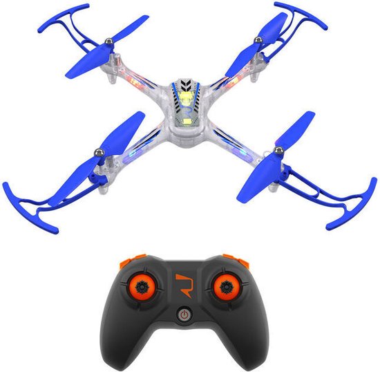 Foto: Revolt rc drone met verlichting afstandsbestuurbare night hawk stuntdrone met 16 stunts syma beginnersdrone voor kinderen met automatische landing usb oplaadbaar