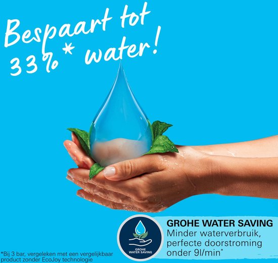 GROHE QuickFix Vitalio Comfort 110 handdouche - 3 straalsoorten - Waterbesparend - Chroom