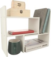 Mulaibdin Bureaurek, boekenkast, kleine planken voor boeken, van hout