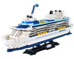 Zhe Gao Cruiseschip | Classic creator boot | Technic ideas | STEM educatief speelgoed bouwpakket niet compatibel met lego mould king mega bloks | Cruise schip modelbouw voor volwassenen & kinderen | 2428 bouwstenen