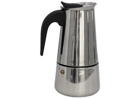 Gerimport Percolator espressomaker - 2 kopjes - RVS - 14x11 cm