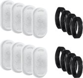 Somstyle 16x Filter Kattenfontein - Drinkfontein Filters Navulling - Waterfilter & Sponsfilter - Waterfontein Kat Accessoires
