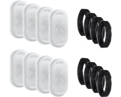 Somstyle 16x Filter Kattenfontein - Drinkfontein Filters Navulling - Waterfilter & Sponsfilter - Waterfontein Kat Accessoires