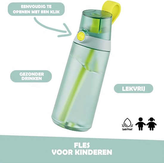 AIR UP® Original Click Midnight Black Flasche mit Pods in 5 Geschmacksrichtungen, 600 ml Aroma-Flasche ohne Zucker, spülmaschinenfest, BPA-frei
