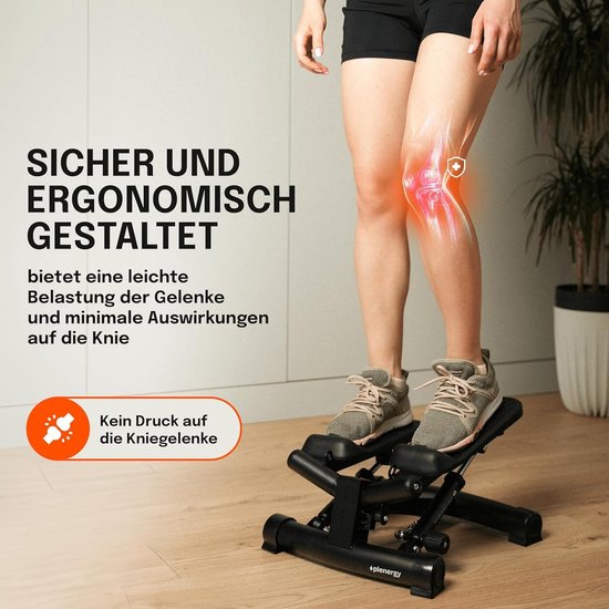 Verticale klimmachine, fitnessapparaat met lcd-instrumentendisplay, trap, stepper inklapbaar, draagbare crosstrainer, stepper met stuur en pedalen, 100 kg belasting, voor hometraining Verticale klimmachine, fitnessapparaat met lcd-instrumentendisplay, trap, stepper inklapbaar, draagbare crosstrainer, stepper met stuur en pedalen, 100 kg belasting, voor hometraining