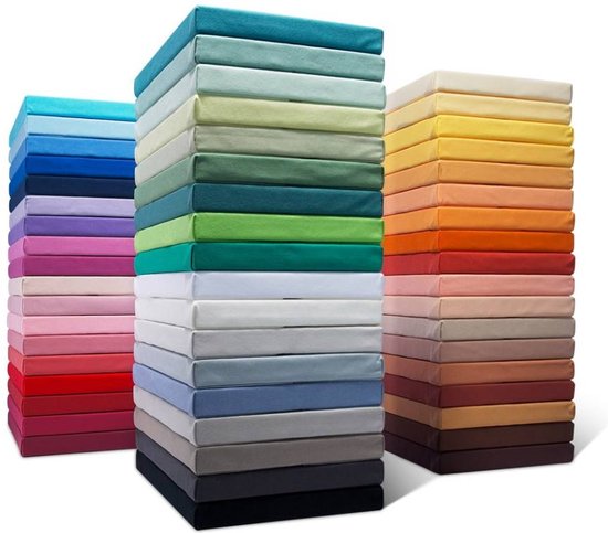 Hoeslaken Jersey Plus-140 x 200/220-Sonnengelb