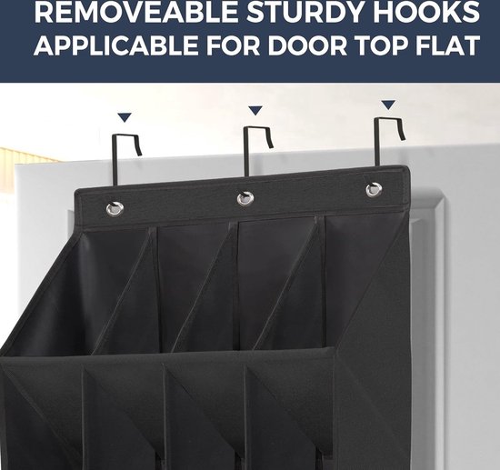 Over De Deur Schoenenrek Met 10 Niveaus, Hangende Schoenenkast Schoenenrek Metalen Schoenenorganizer Voor Voorraadkast