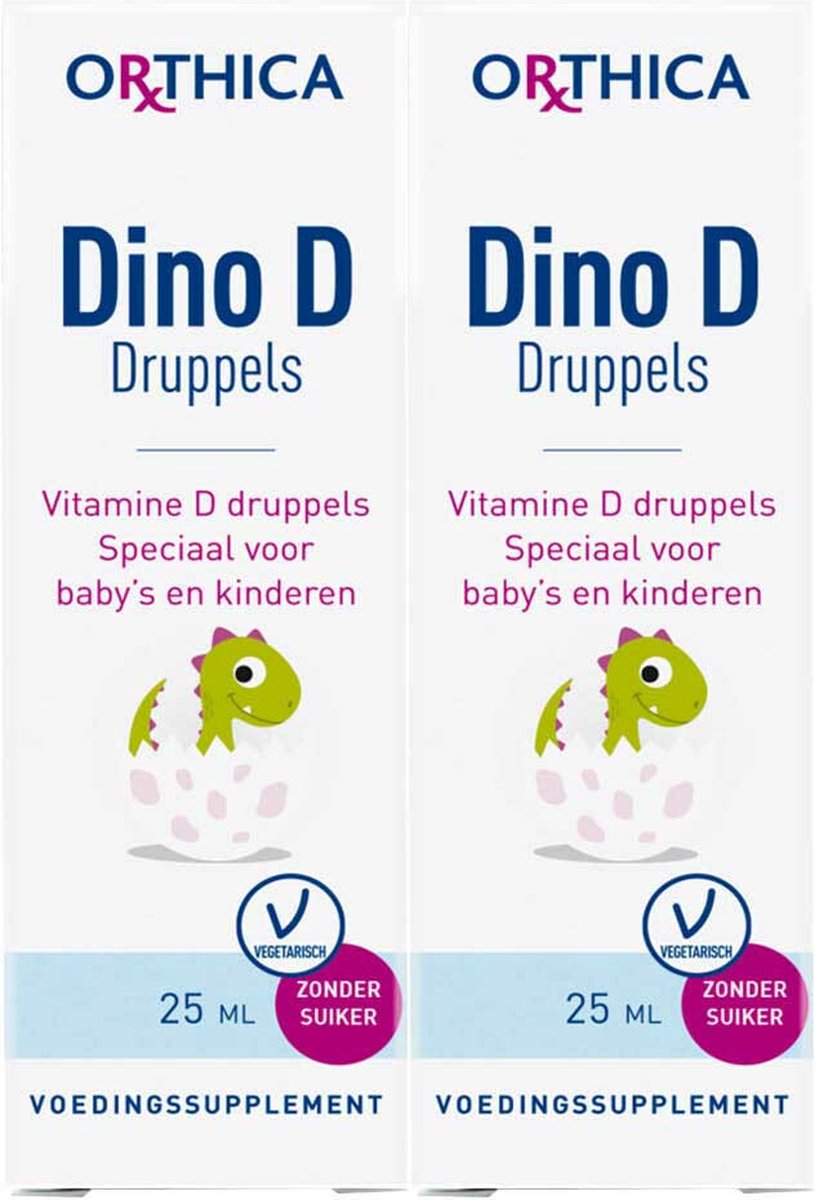 Goedkoopste 2x Orthica Dino D Druppels 25 ml