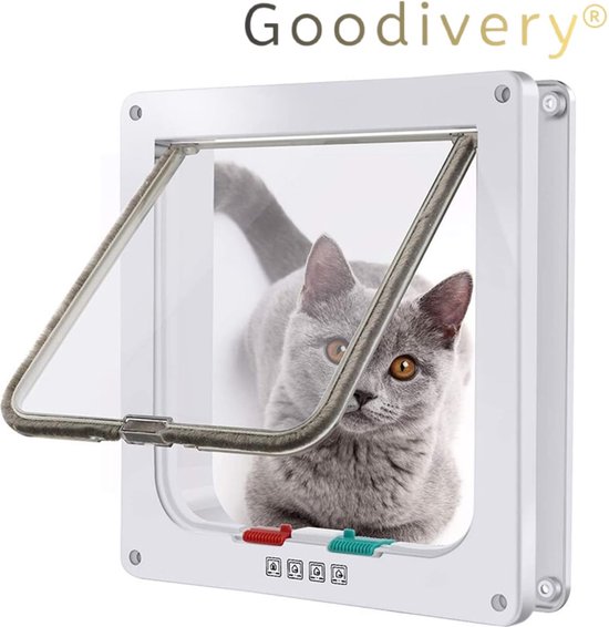 Laisses pour chats M - Laisses pour chats à 4 positions - Wit