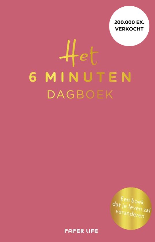 Het 6 minuten dagboek - Roze