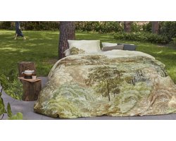 Beddinghouse Arcadia dekbedovertrek - Tweepersoons - 200x200/220 cm - Groen